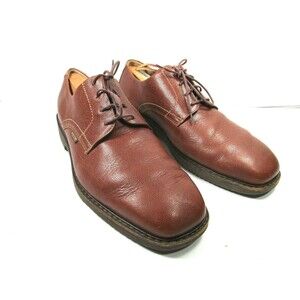 Mephisto Air Relax Brown Pebbled Leather Goodyear Welt Derbys  Mens Size US 12